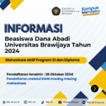 Beasiswa Dana Abadi Universitas Brawijaya Tahun 2024