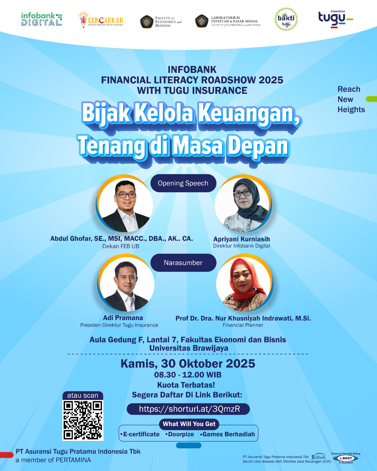 Kuliah Tamu Bijak Kelola Keuangan , Tenang di Masa Depan