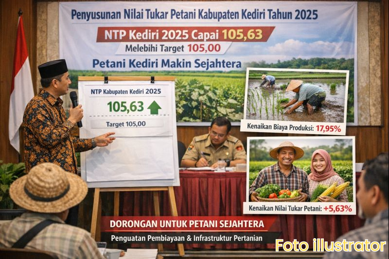 Penyusunan Nilai Tukar Petani Kabupaten Kediri tahun 2025