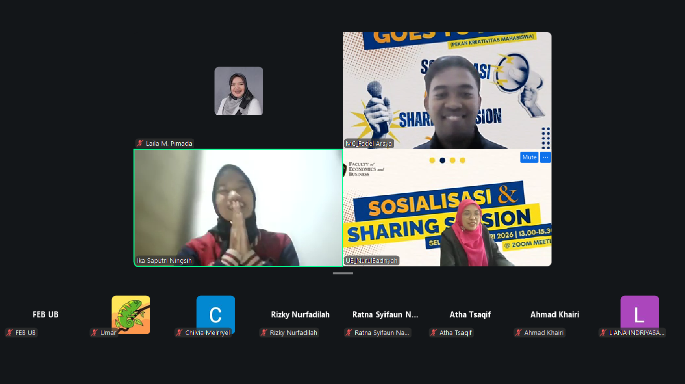 FEB UB Gelar Sosialisasi dan Sharing Session PKM 2026 untuk Dorong Prestasi Mahasiswa